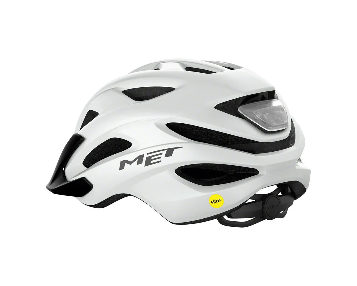 Met Crossover MIPS Helmet (White) (Universal Adult) - view 3